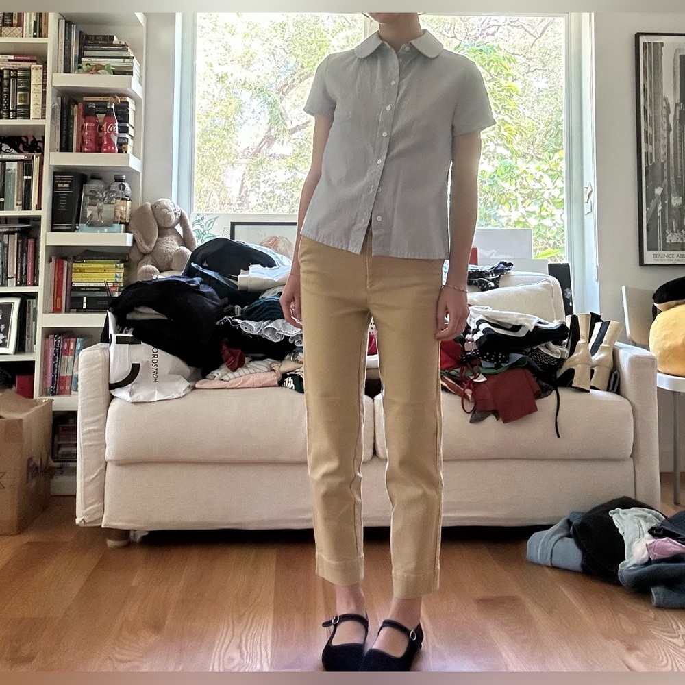 MADEWELL TAN/YELLOW DENIM JEANS